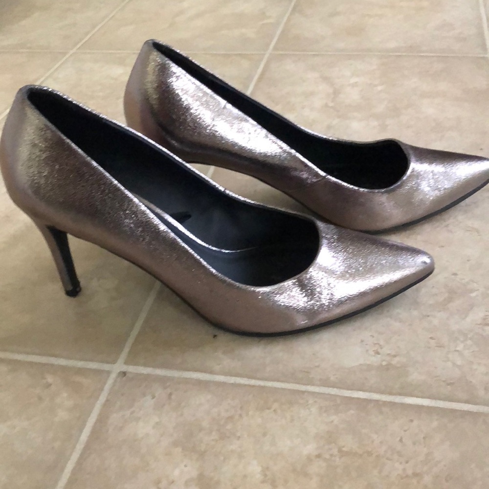 Silver Old Navy Heels